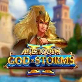Age Of The Gods: God Of Storms 2 casino game by Playtech – featured logo at BalooBet Casino