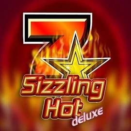 Sizzling Hot Deluxe slot logo by Novomatic at BalooBet Casino